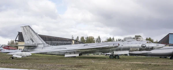 3M-  Jet strategic bomber (1956).The first Soviet strategic int — Stock Photo, Image