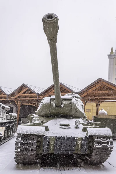 Советский тяжёлый танк ИС-2 "Танк Победы " — стоковое фото