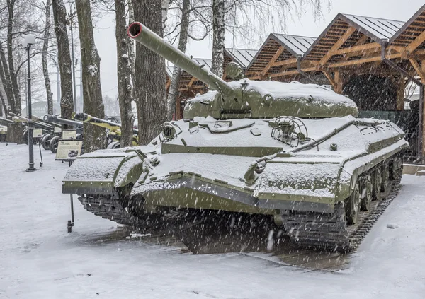 Tanque pesado soviético T-10 com ATGM "Rubin " — Fotografia de Stock