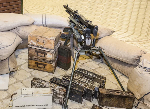 제 2 차 세계 대전 동안에 독일 기관총 둥지 — 스톡 사진
