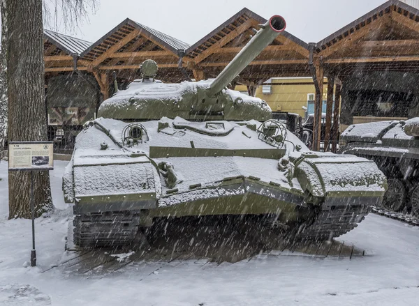 Тяжелый танк Т-10 с АТГМ "Рубин" " — стоковое фото