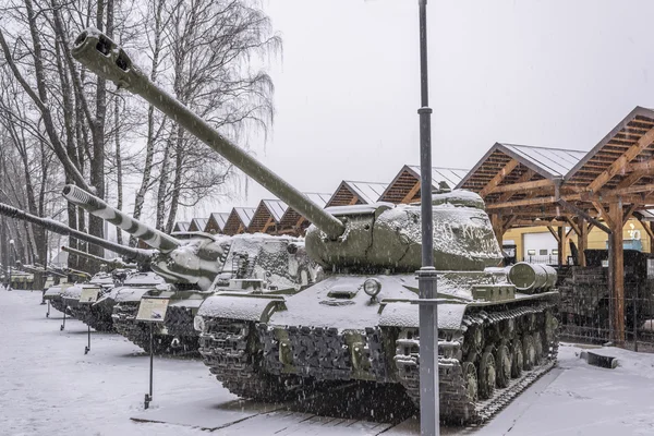 Tanque pesado soviético IS-2 "Victory Tank " — Fotografia de Stock