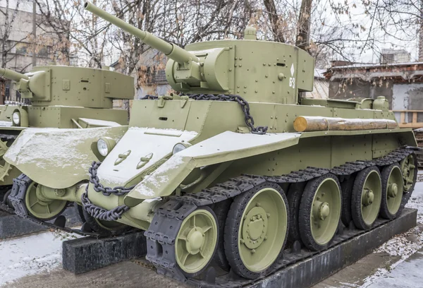 Советский легкий танк БТ-7, год выпуска - 1935 г. — стоковое фото