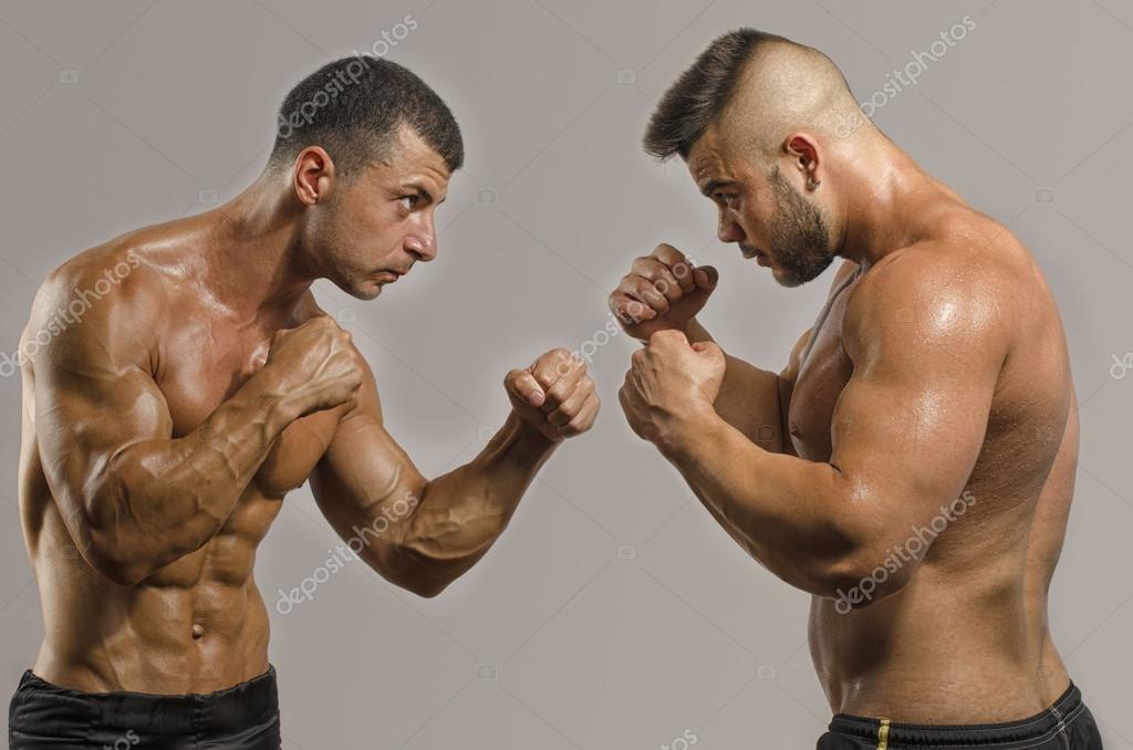 Two Muscle Men
