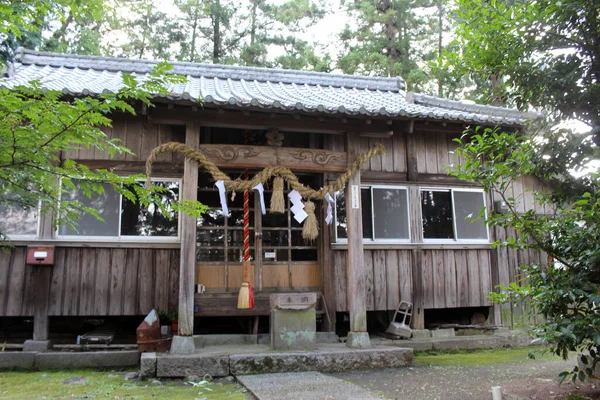 Motomuratenmanten Jinja Santuario Japonés Madera Las Afueras Beppu Japón Tomado — Foto de Stock