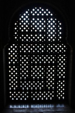 Dağ ve Tepe Manzarası Alhambra Granada, İspanya, Temmuz 2024