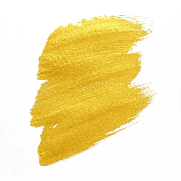 Arany mintás festés, fehér háttér — Stock Fotó