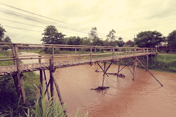 Vista del fiume a Pai a nord della Thailandia — Foto Stock