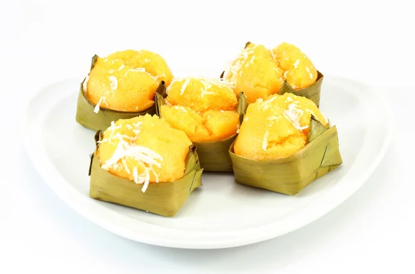 Streamad palm, traditionell dessert, thailand — Stockfoto