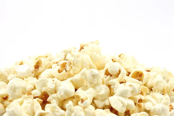 Popcorn on the white background — Stock Photo, Image