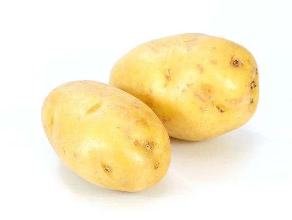 Potatis isolerad på vit bakgrund — Stockfoto