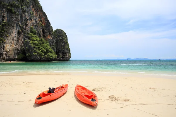 Tropikal deniz Phra Nang, Krabi, Tayland. — Stok fotoğraf