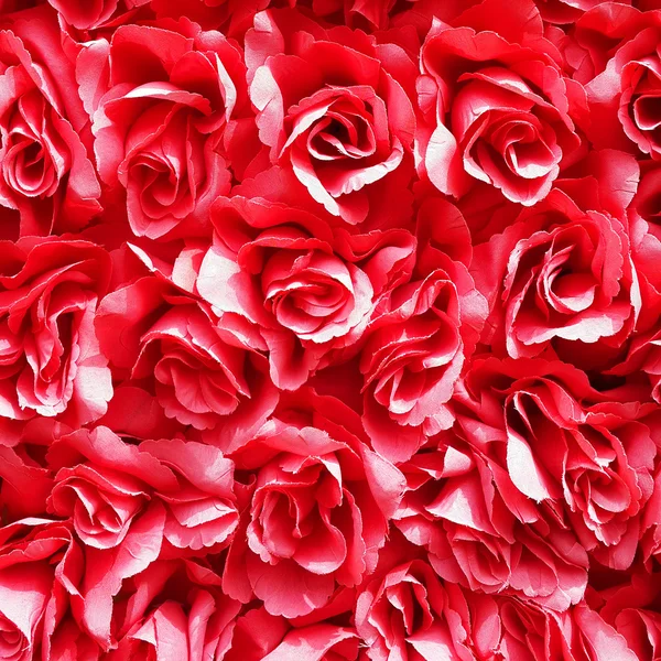 Red konstgjorda Rose textur bakgrund — Stockfoto