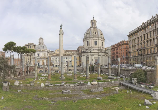 Trajan's Forum in Rome, Italy — Stock Photo, Image