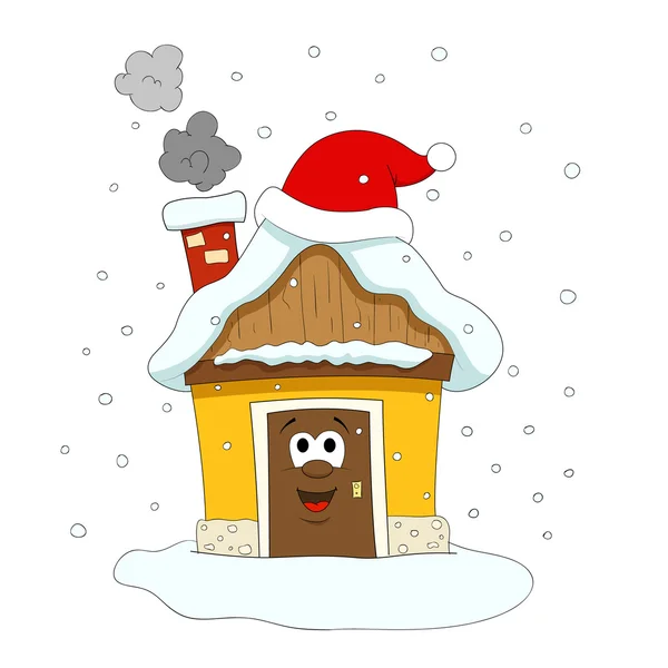 Cristmas house — Stock Vector