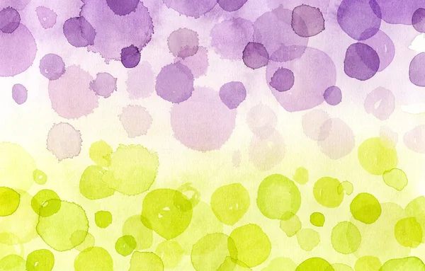 Violette und gelbe Blasen — Stockfoto