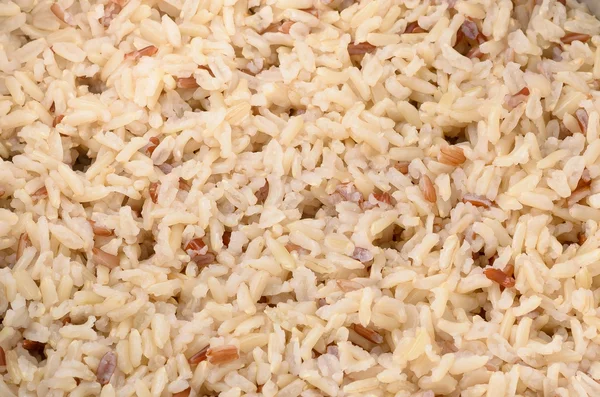 Zamknij się gotowany ryż brązowy — Zdjęcie stockowe