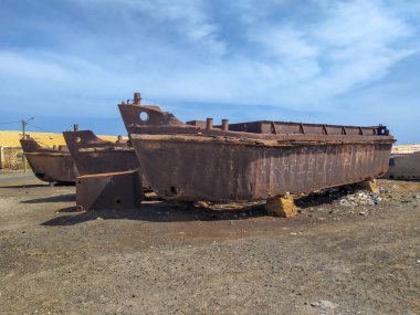 Pedra Lume 'daki gemi mezarlığı, Sal Adası, Cape Verde