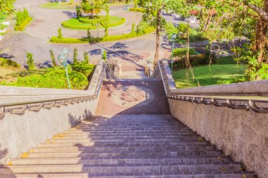 Merdiven yer seviyesine önde gelen görünümü noktasından, Phuket, Tayland
