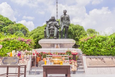 Bangkok, Tayland - 5 Haziran 2016: Kral Chulalongkorn (babası - 