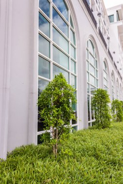 Tayland 'da Sino Portekiz usulü otel binasının yan görüntüsü