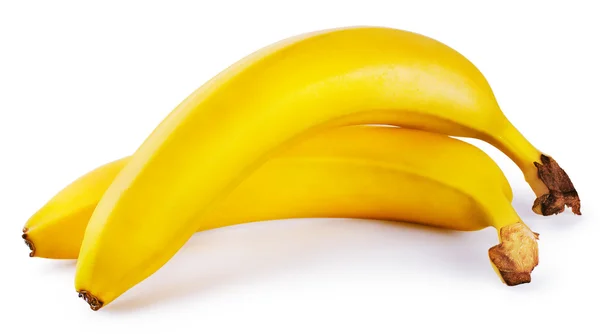 Två söta gula banan — Stockfoto