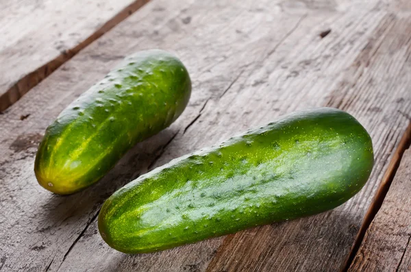 Ripe appetizing cucumber — Stock Photo, Image