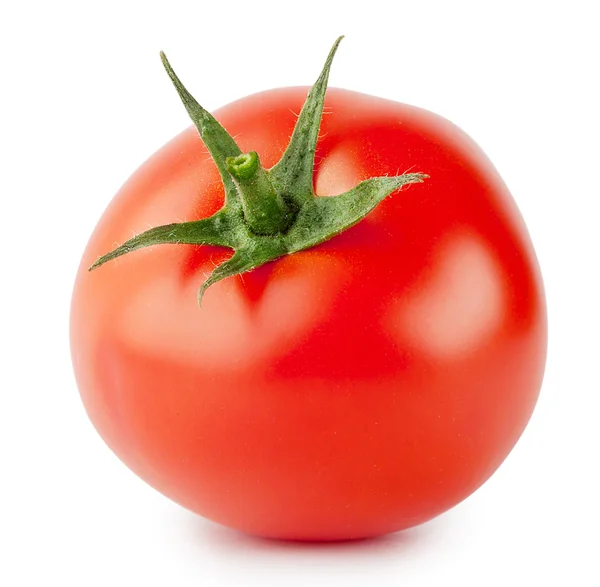 Bright red tomato with handle — Stock Photo, Image