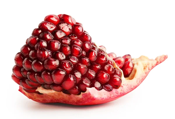 Slice of ripe juicy pomegranate — Stock Photo, Image