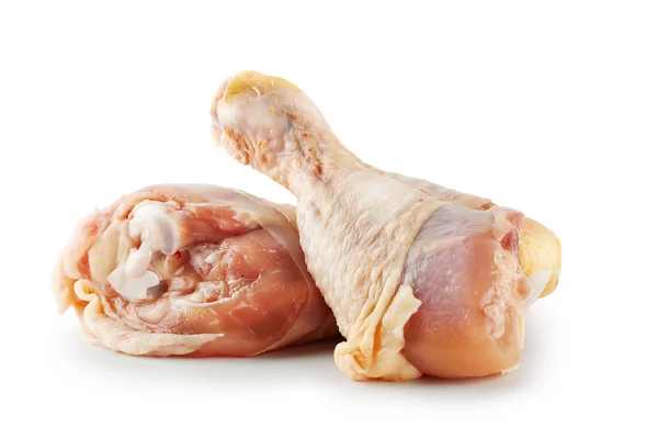 Duas pernas de frango cru — Fotografia de Stock