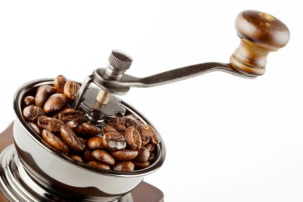 Coffee grinder with coffee beans Stock Picture