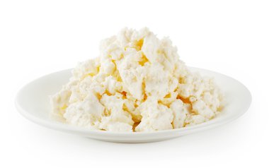 Taze peynir yuvarlak plaka