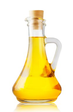 Şişe kokulu sarı yağ ile