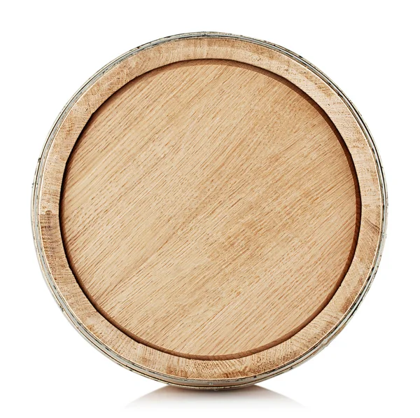 stock image The top of a wooden barrel