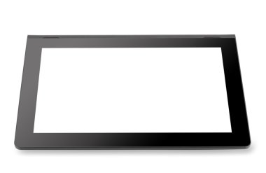 Boş ekran siyah tablet bilgisayarınızla