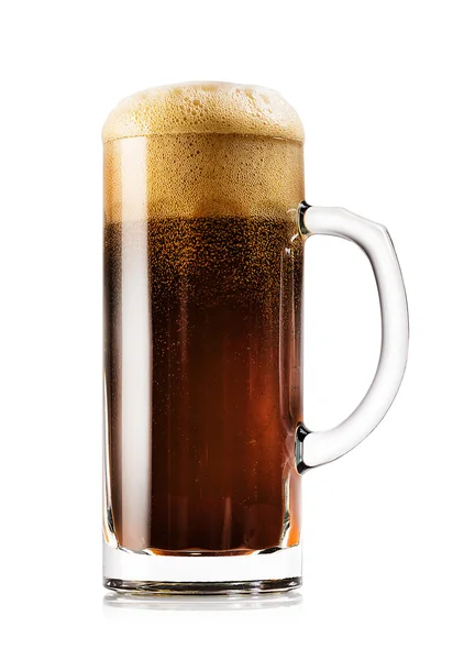 Mug of dark beer — Stock Photo, Image