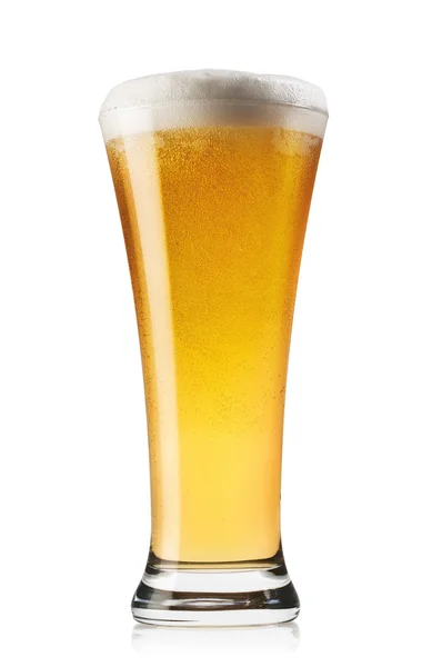 Uitbreiding van glas bier — Stockfoto