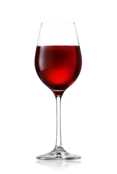 Glas rött vin — Stockfoto