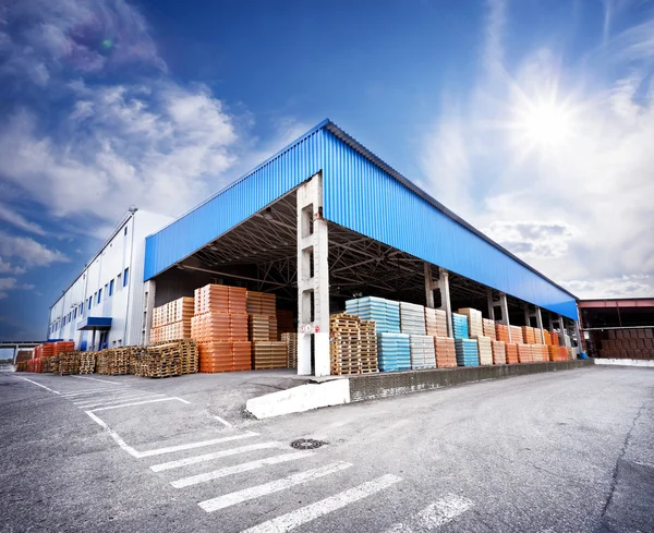 Warehouse with finished products — Stock Photo, Image