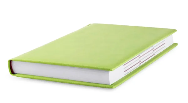 Diario con cubierta verde — Foto de Stock