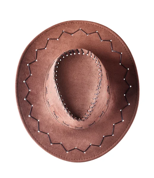 Shot from above cowboy hat — Stock Photo, Image