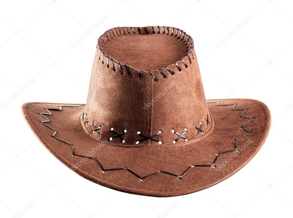 Brown cowboy hat