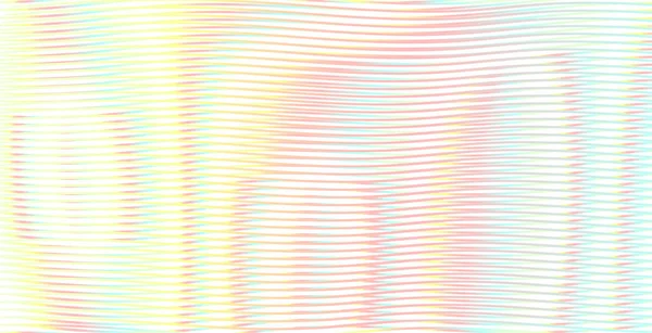 Fondo abstracto pastel con líneas onduladas y formas redondeadas con efecto de brillo. — Vector de stock