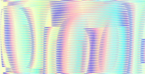 Fondo abstracto iridiscente con líneas onduladas y formas redondeadas con efecto de brillo. — Vector de stock