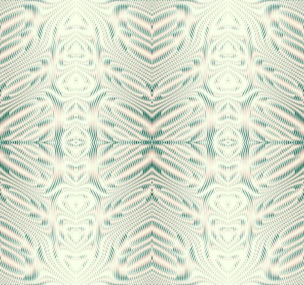 Décoration pastel fond abstrait avec des lignes ondulées et effet moire. — Image vectorielle