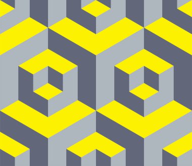 Moda renklerinde gölgesi ve ışık efekti olan geometrik dikişsiz süsleme deseni.