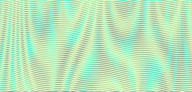 Dalgalı doğrusal şekilli ve moire ile soyut bir doku..