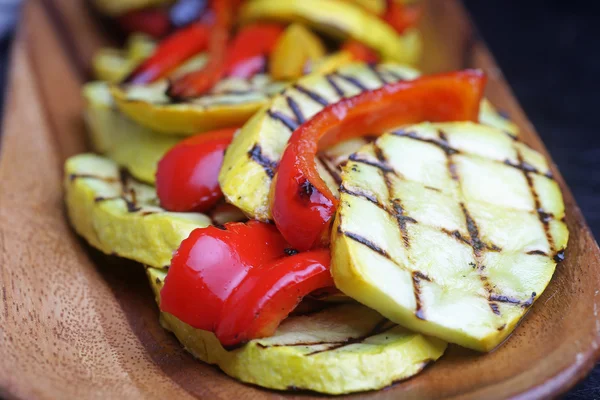 Grilled vegetable presentation Royalty Free Stock Photos