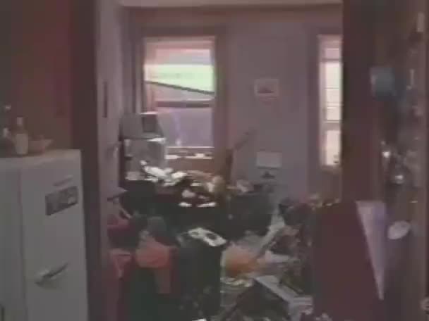 Apartamento saqueado, Nova York — Vídeo de Stock