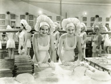 hamur içinde inişli çıkışlı